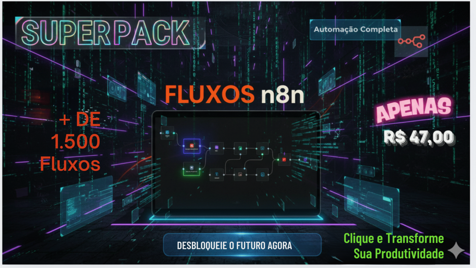 Exemplo de fluxo de automação